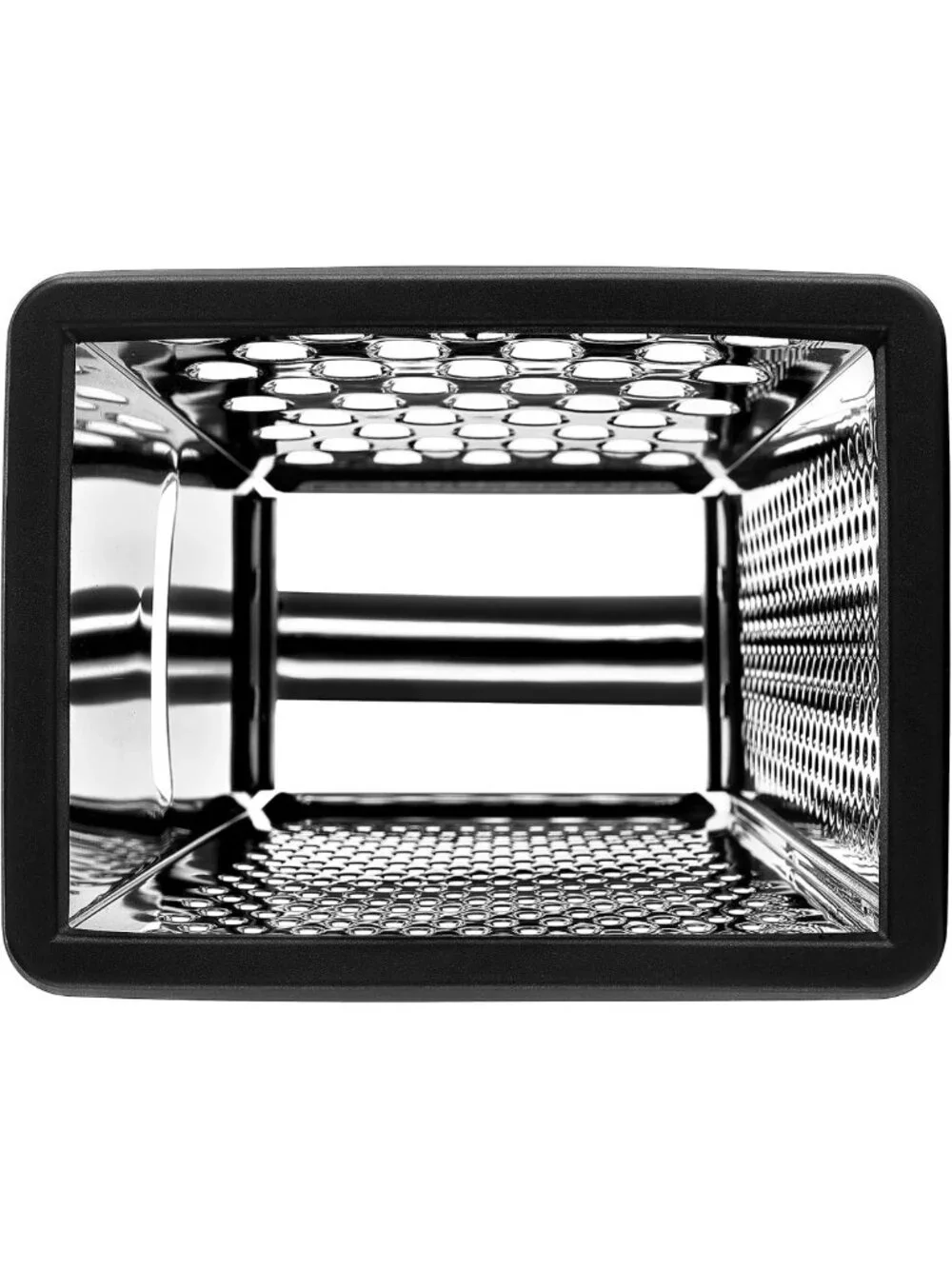 Professional Stainless Steel Box Grater - 4 Sided Handheld Kitchen Shredder for